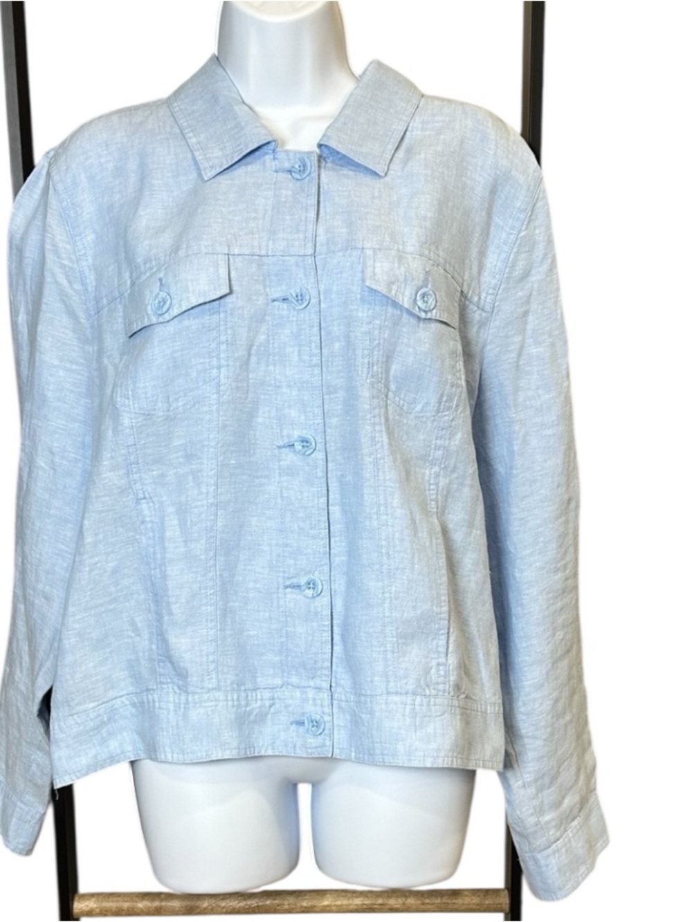 Tommy Bahama Two Palms Palmbray Clean-Edge Linen Jacket Size XL - Picture 6 of 9